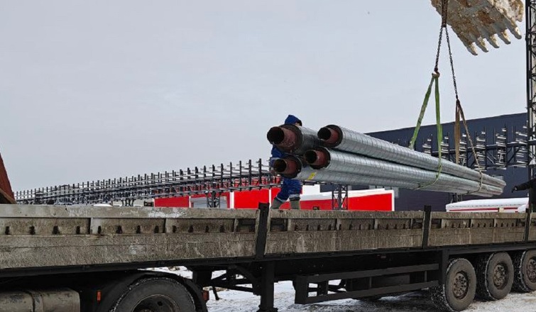 Трубы и фасонные изделия в ППУ-ОЦ изоляции с доставкой в пос. Федоровское