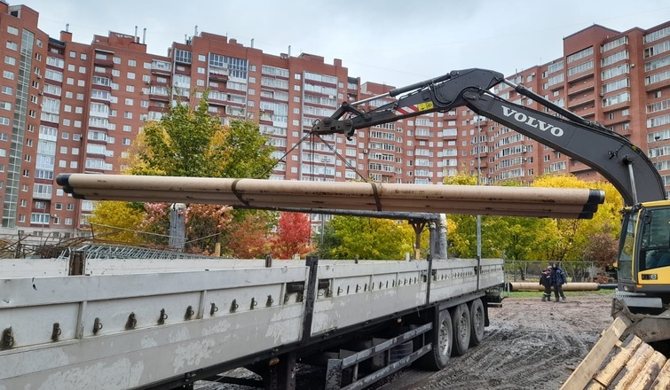 Реконструкция распределительной сети на Кораблестроителей.